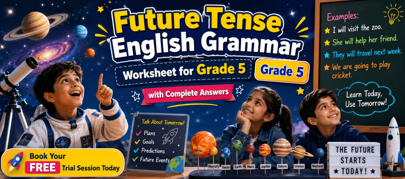 Future Tense Exercises for Kids Printable Grade 5 Worksheet.png