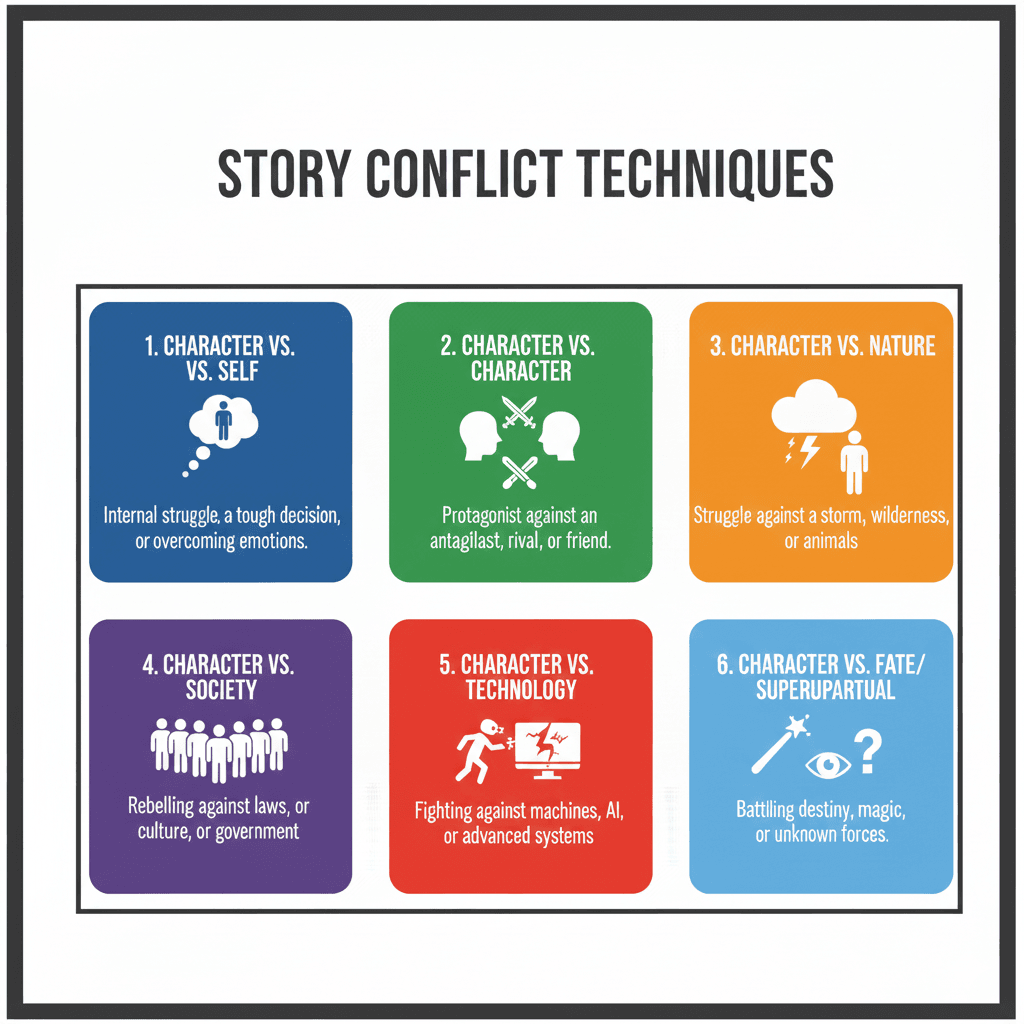 Story conflict ideas Generator
