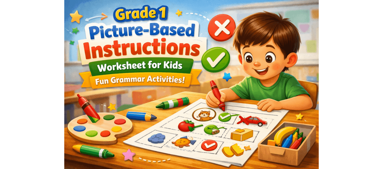 Grade 1 Picture-Based Instructions Worksheet for Kids.png