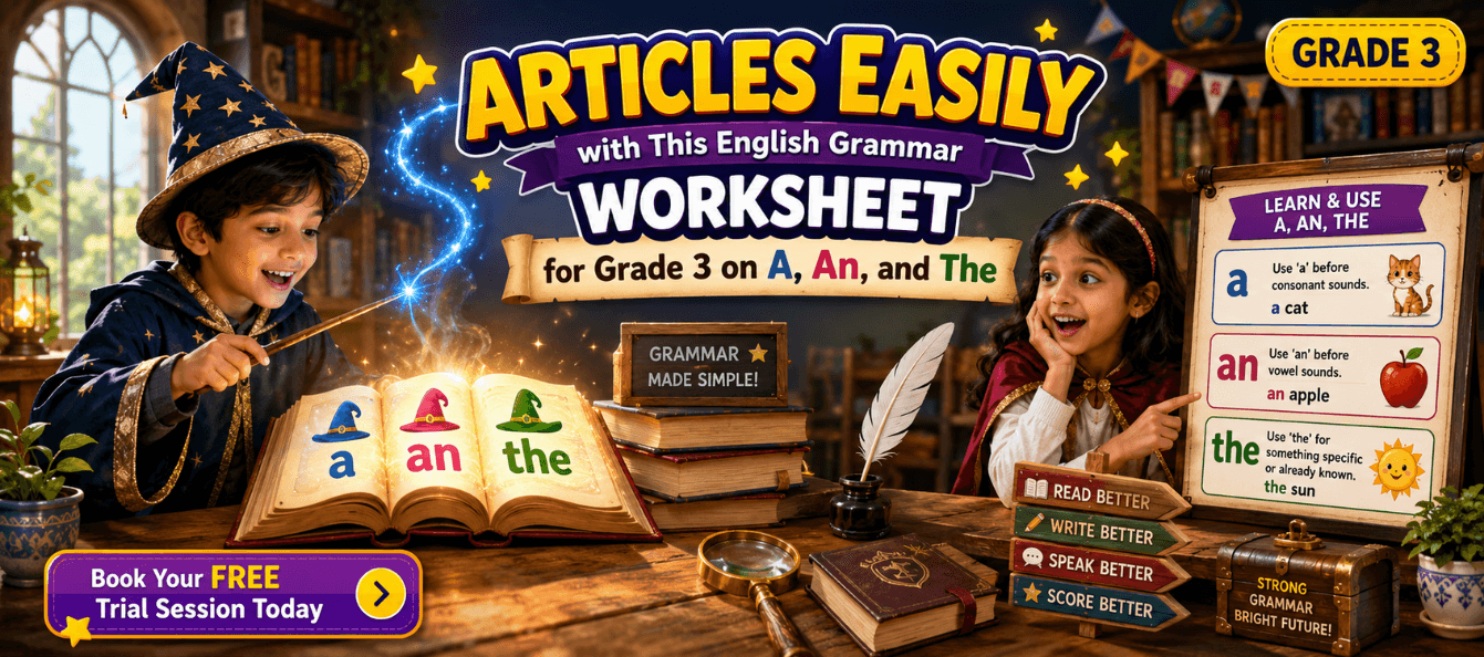 Grade 3 Articles Worksheet with A An and The Exercises.png
