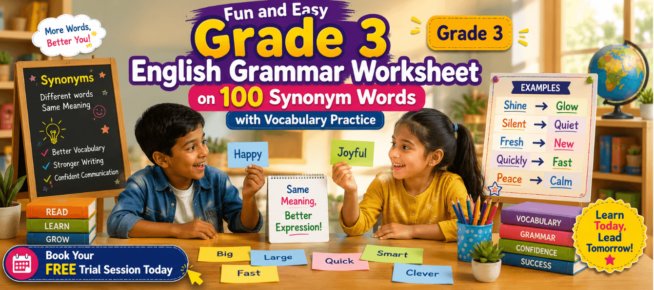 Grade 3 Synonym Words with Fun Vocabulary Exercises.png