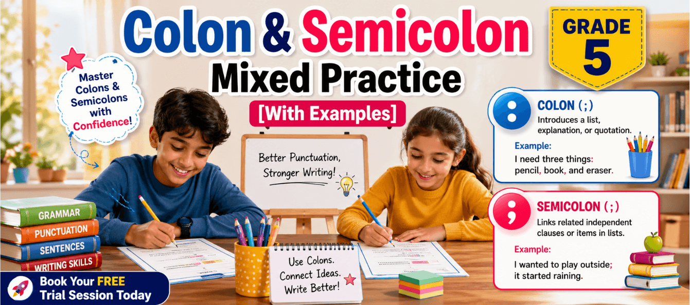 Grade 5 Colon & Semicolon Mixed Practice [With Examples].png