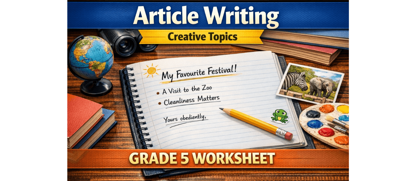 Grade 5 English Worksheet Article Writing for Kids.png