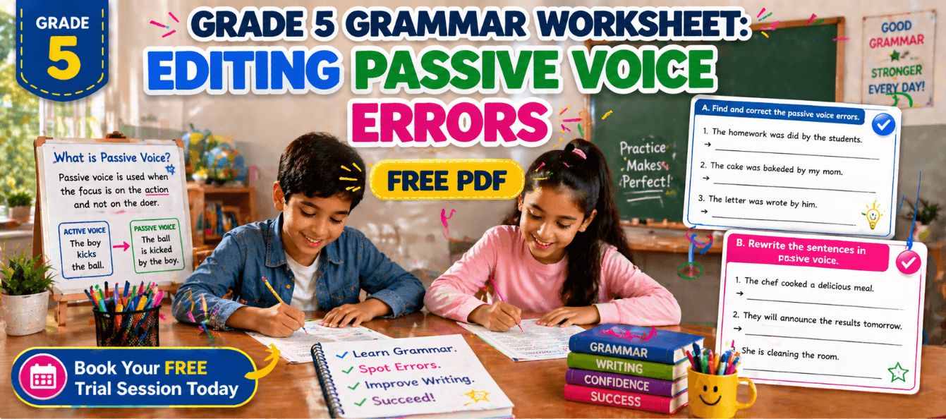 Grade 5 Grammar Worksheet_ Editing Passive Voice Errors [Free PDF].png