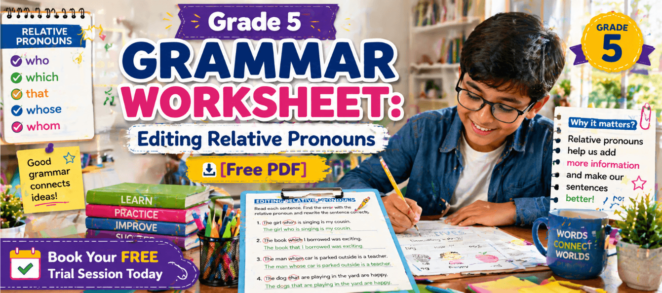 Grade 5 Grammar Worksheet_ Editing Relative Pronouns [Free PDF].png