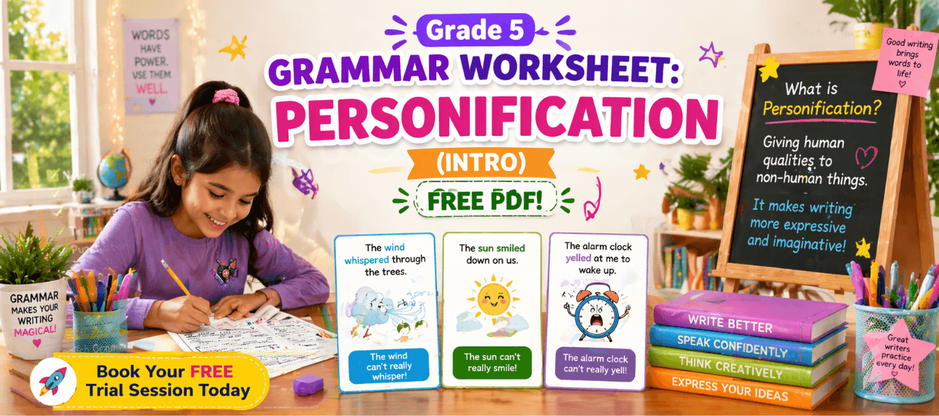 Grade 5 Grammar Worksheet_ Personification (Intro) [Free PDF].png