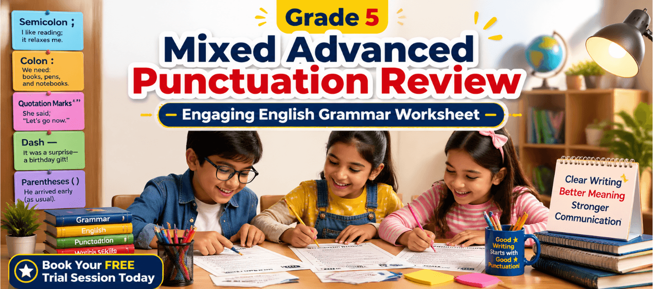 Grade 5 Mixed Advanced Punctuation Review.png