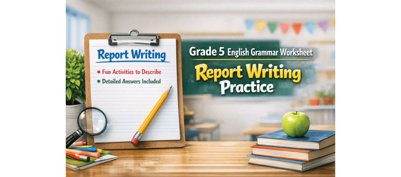 Grade 5 Report Writing Worksheet with Examples & Answers.png