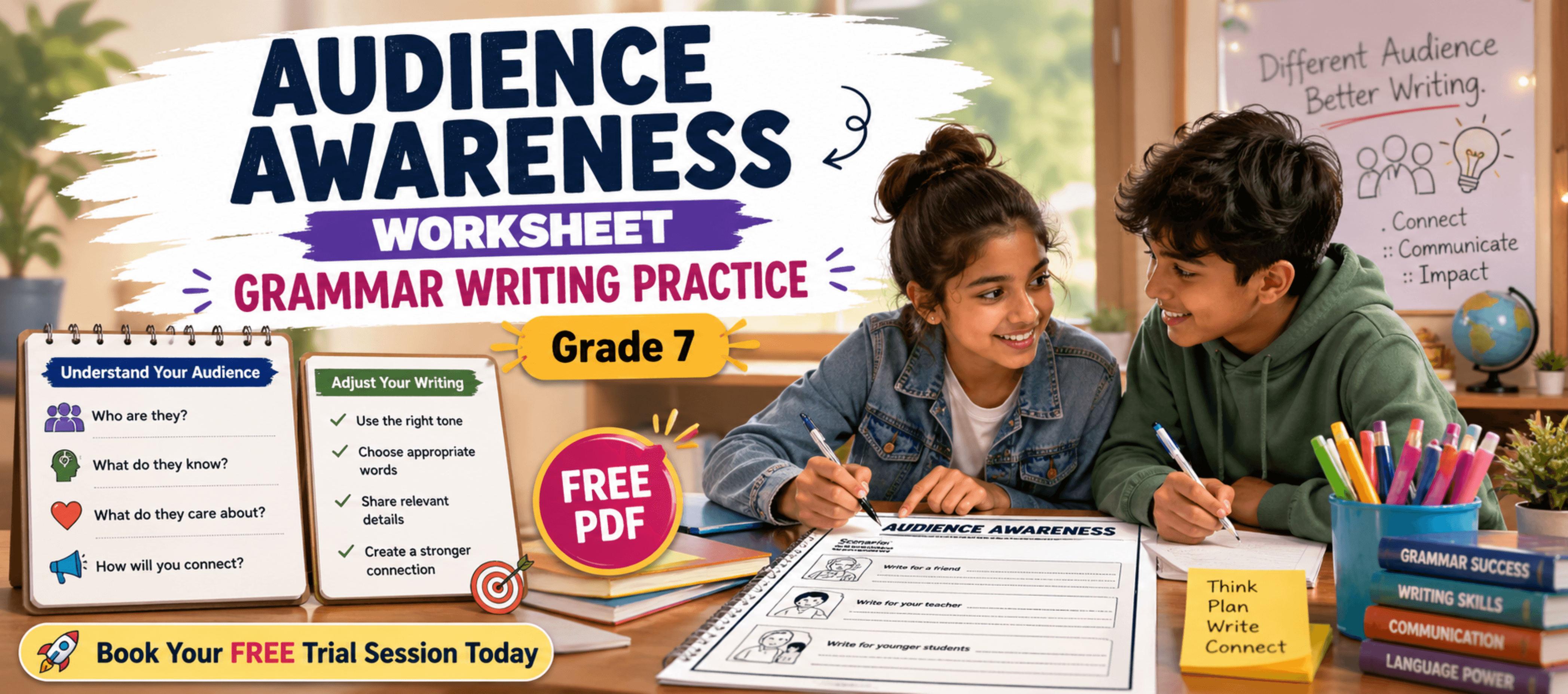 Grade 7 Audience Awareness Worksheet Grammar Writing Practice [Free PDF].png