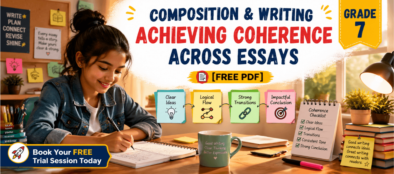 Grade 7 Composition & Writing Achieving Coherence Across Essays [Free PDF].png