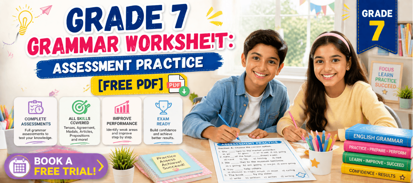 Grade 7 Grammar Worksheet_ Assessment Practice [Free PDF].png