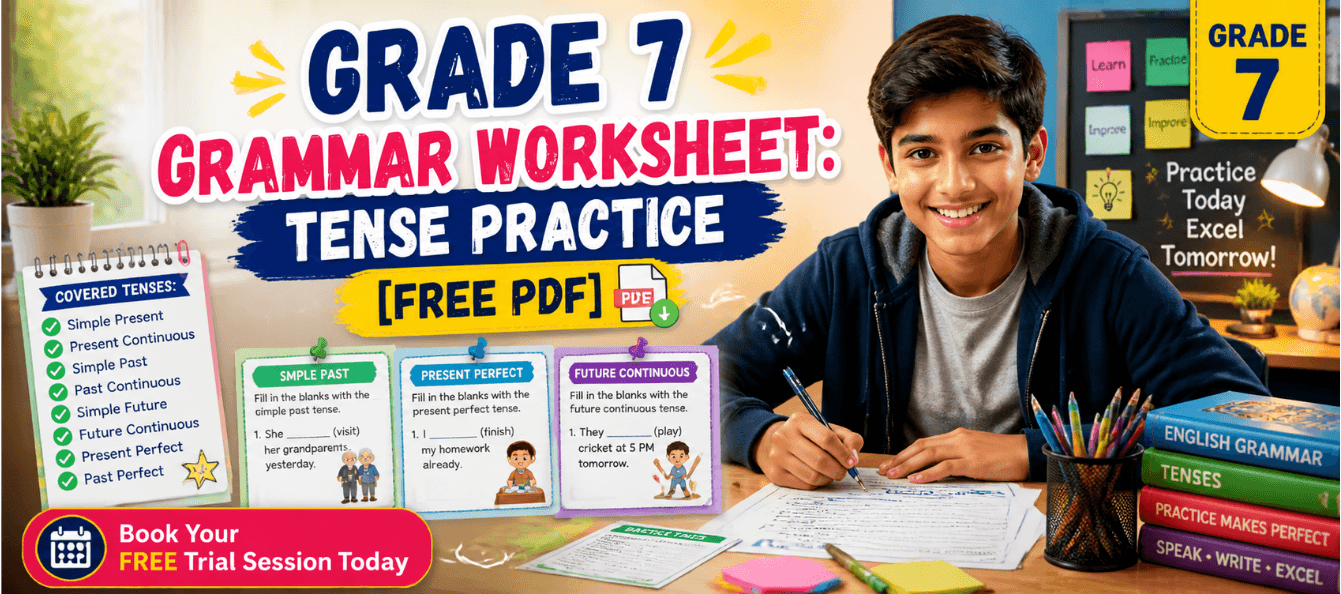 Grade 7 Grammar Worksheet_ Tense Practice [Free PDF].png