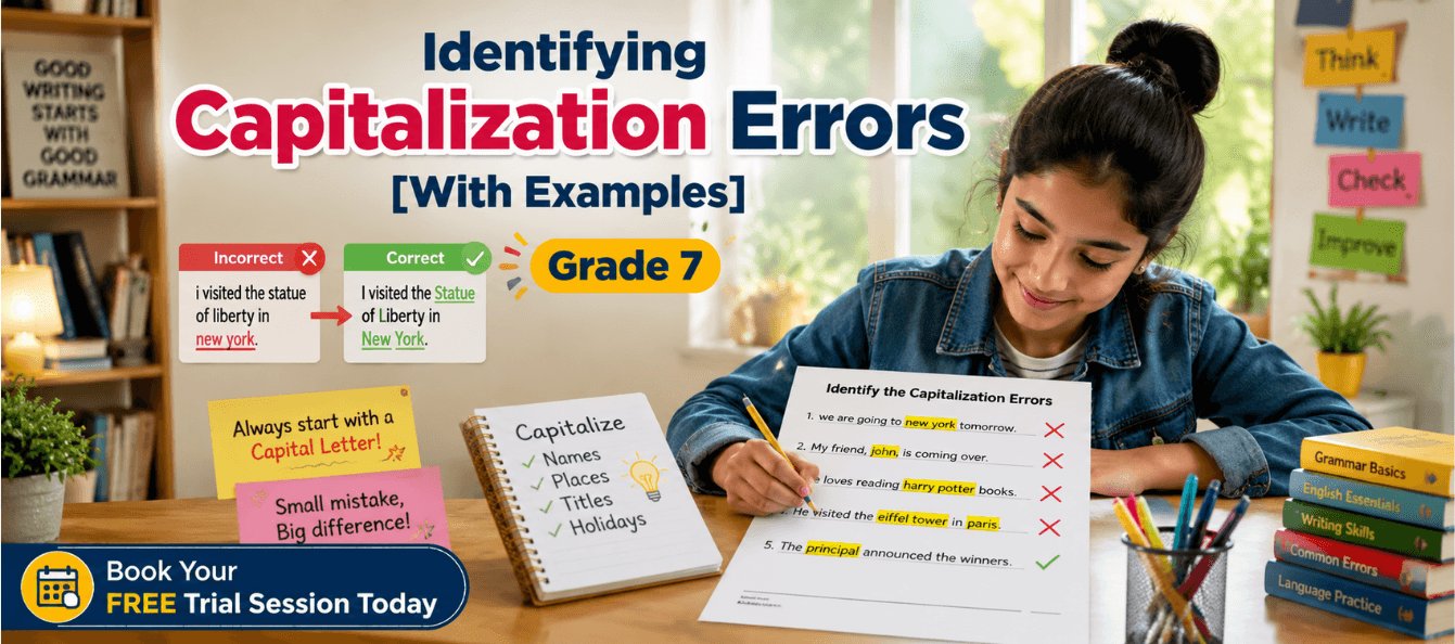 Grade 7 Printable Worksheet on Identifying Capitalization Errors [With Examples].png