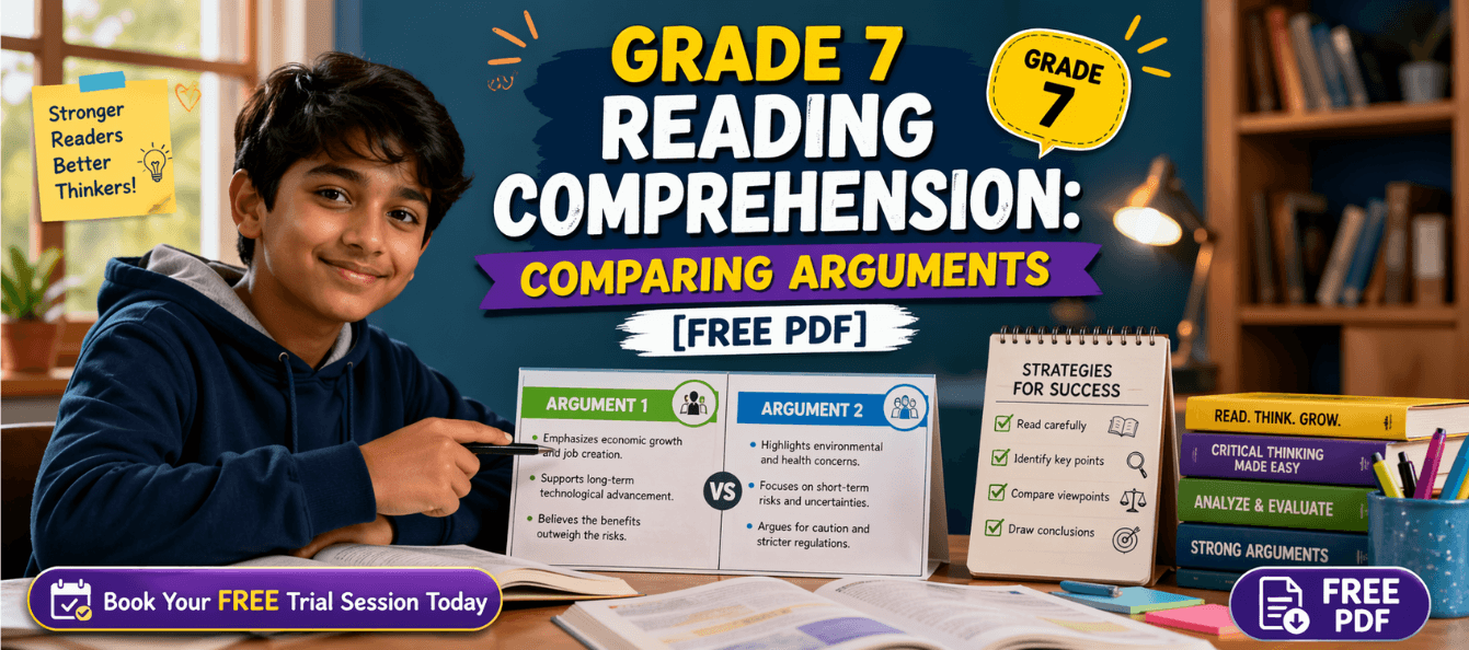 Grade 7 Reading Comprehension_ Comparing Arguments [Free PDF].png