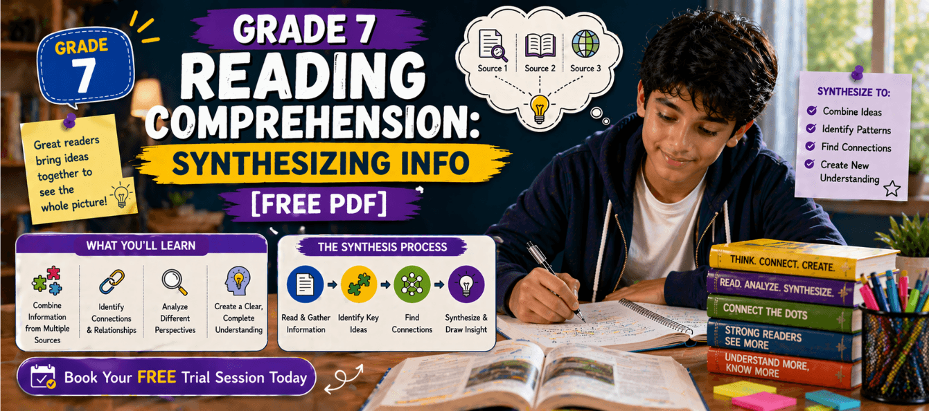 Grade 7 Reading Comprehension_ Synthesizing Info [Free PDF].png