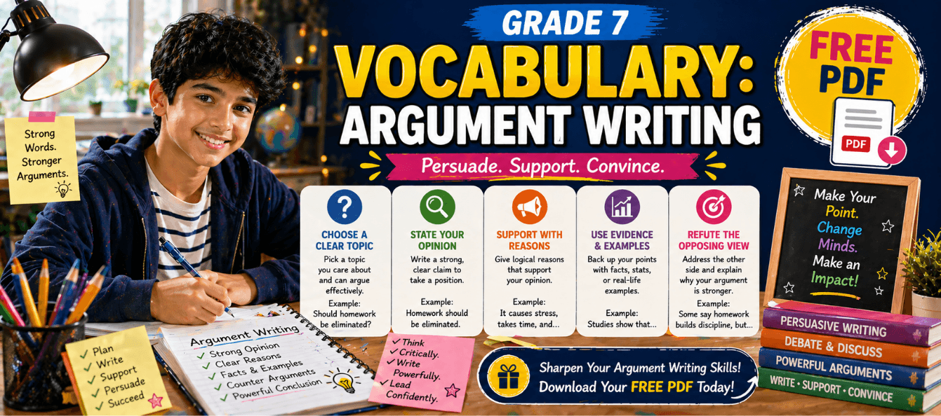 Grade 7 Vocabulary_ Argument Writing [Free PDF].png