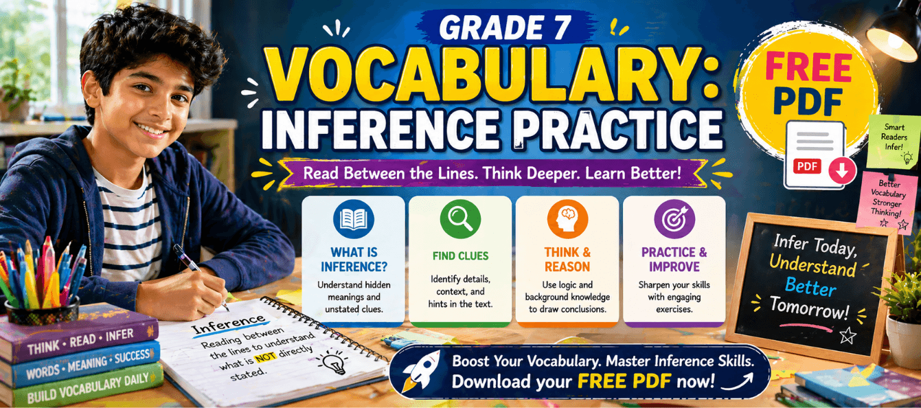 Grade 7 Vocabulary_ Inference Practice [Free PDF].png