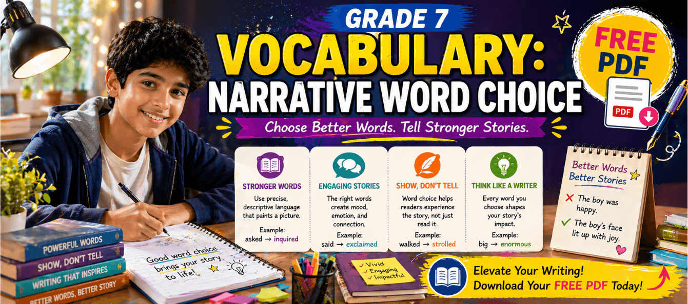 Grade 7 Vocabulary_ Narrative Word Choice [Free PDF].png
