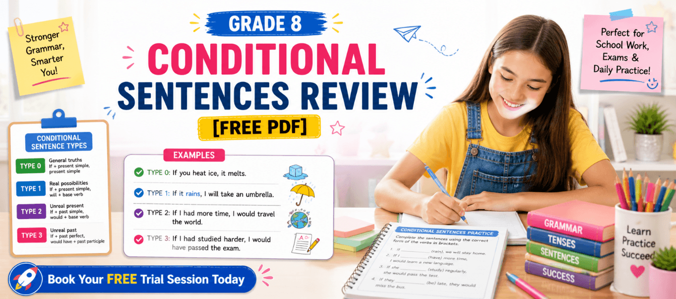Grade 8 Grammar Worksheet_ Conditional Sentences Review [Free PDF].png