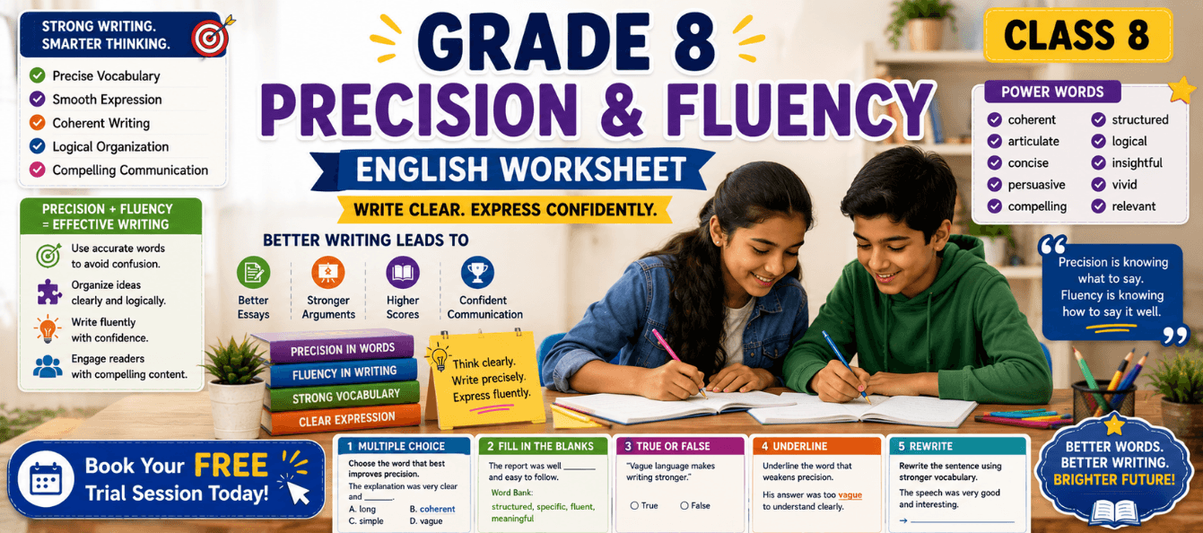 Grade 8 Precision & Fluency English Worksheet [Free PDF].png