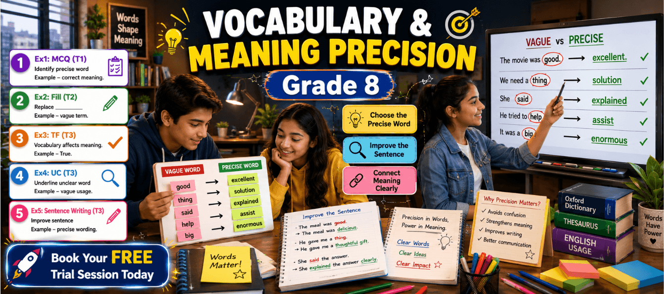Grade 8 Vocabulary Skills Worksheet [Free PDF].png