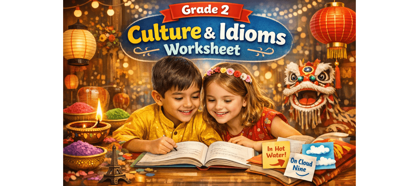 Idioms Worksheet for Class 2 Culture Words Practice PDF.png