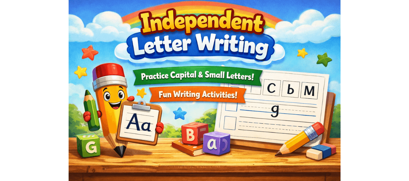 Independent Letter Writing Worksheet for Kids Grade KG [PDF].png