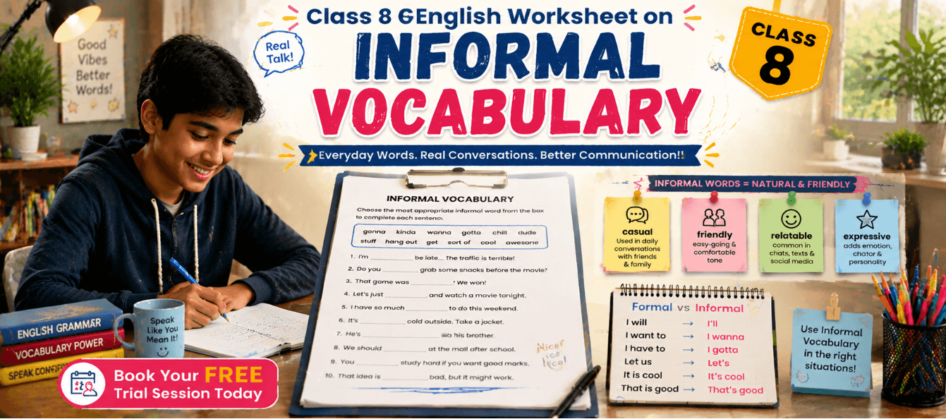 Informal Vocabulary Practice Worksheet for Class 8 [PDF].png