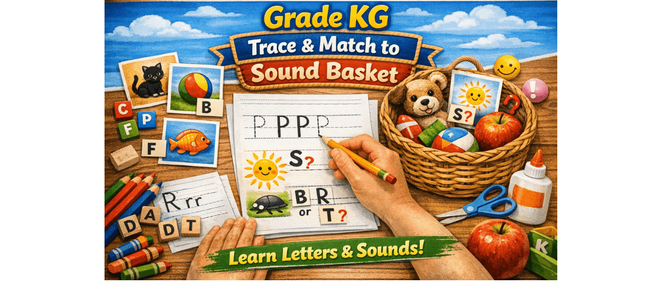Kindergarten English Worksheet Trace & Match Letter Sounds.png