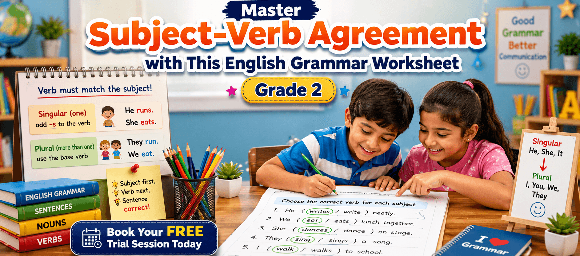 Learn Subject-Verb Agreement Rules for Grade 2 Students.png