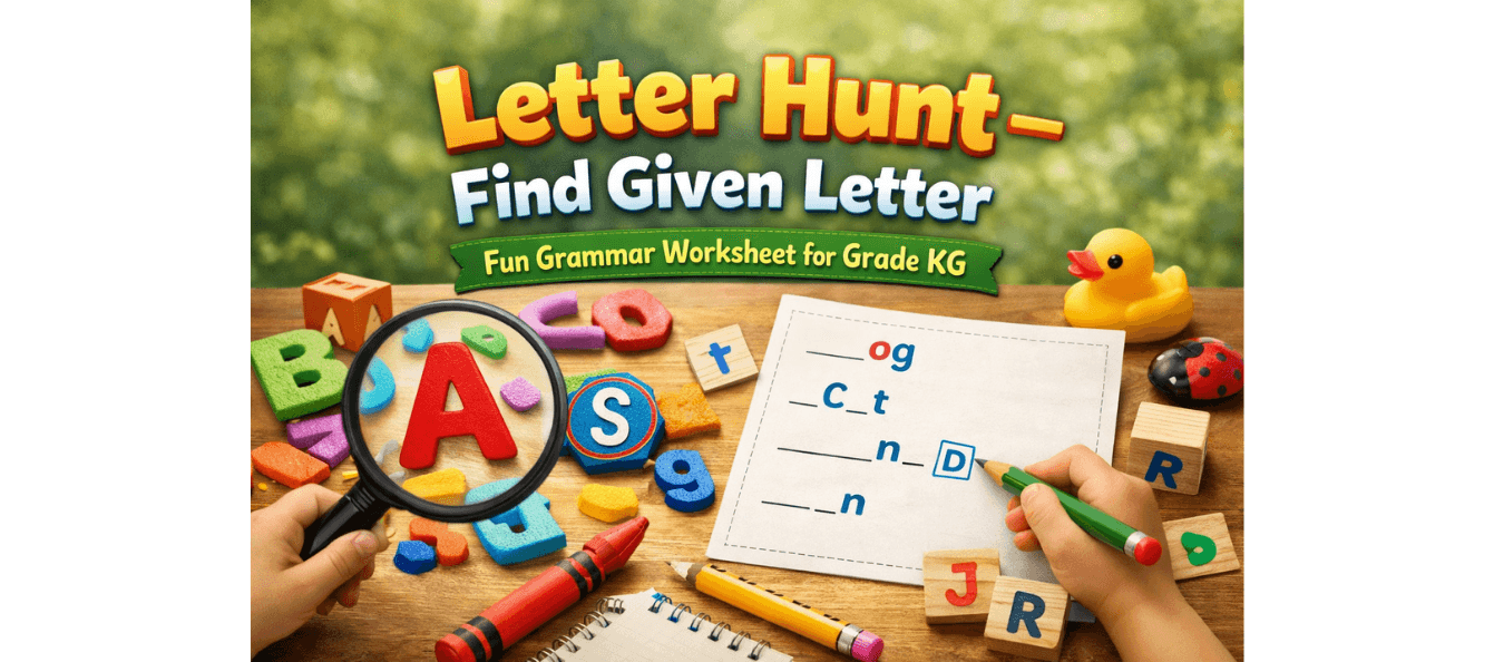 Letter Hunt Activity for Kids  Find Given Letter Grade KG.png