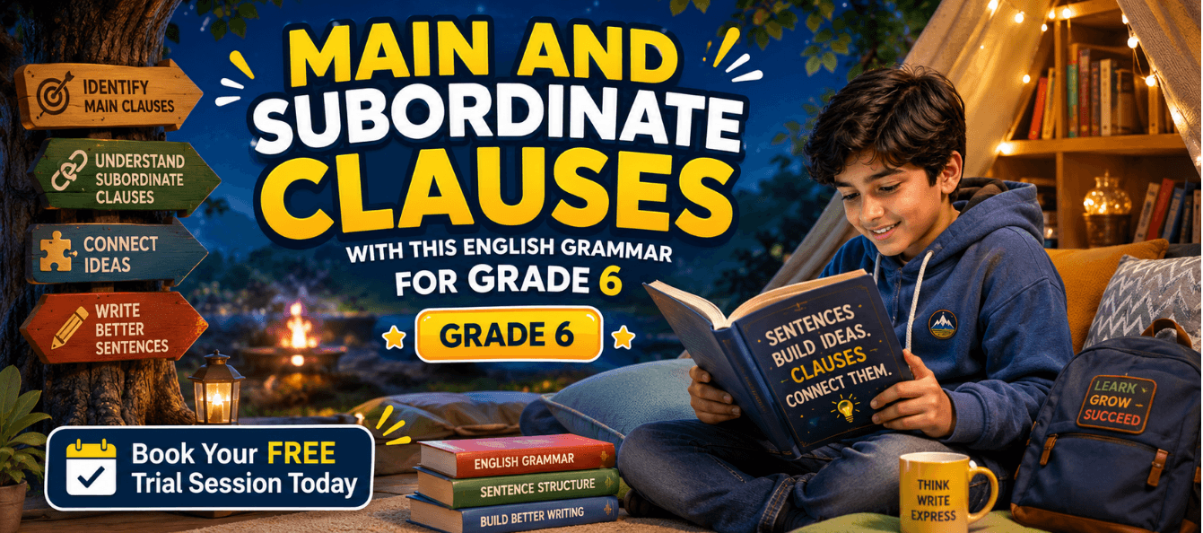 Main and Subordinate Clauses Worksheet for Class 6.png