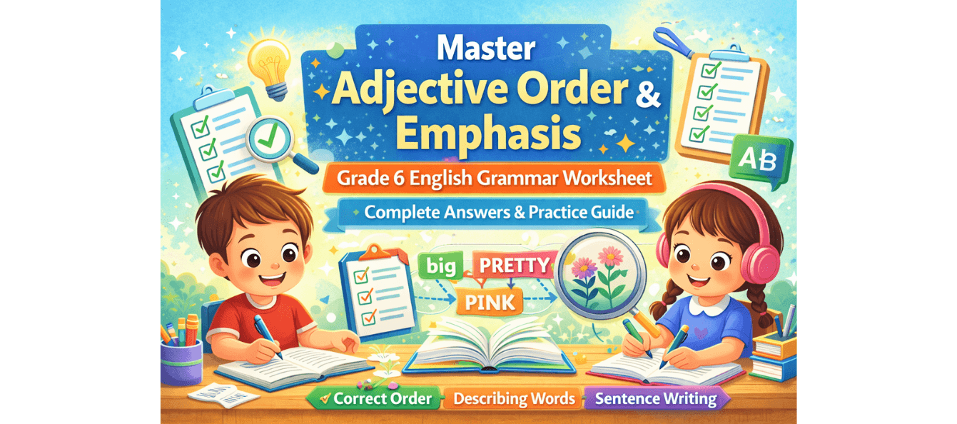 Master Adjective Order & Emphasis – Grade 6 Grammar Worksheet for Students.png