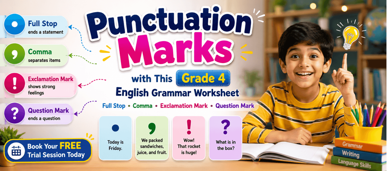 Master Punctuation Marks with This Grade 4 Grammar Worksheet.png