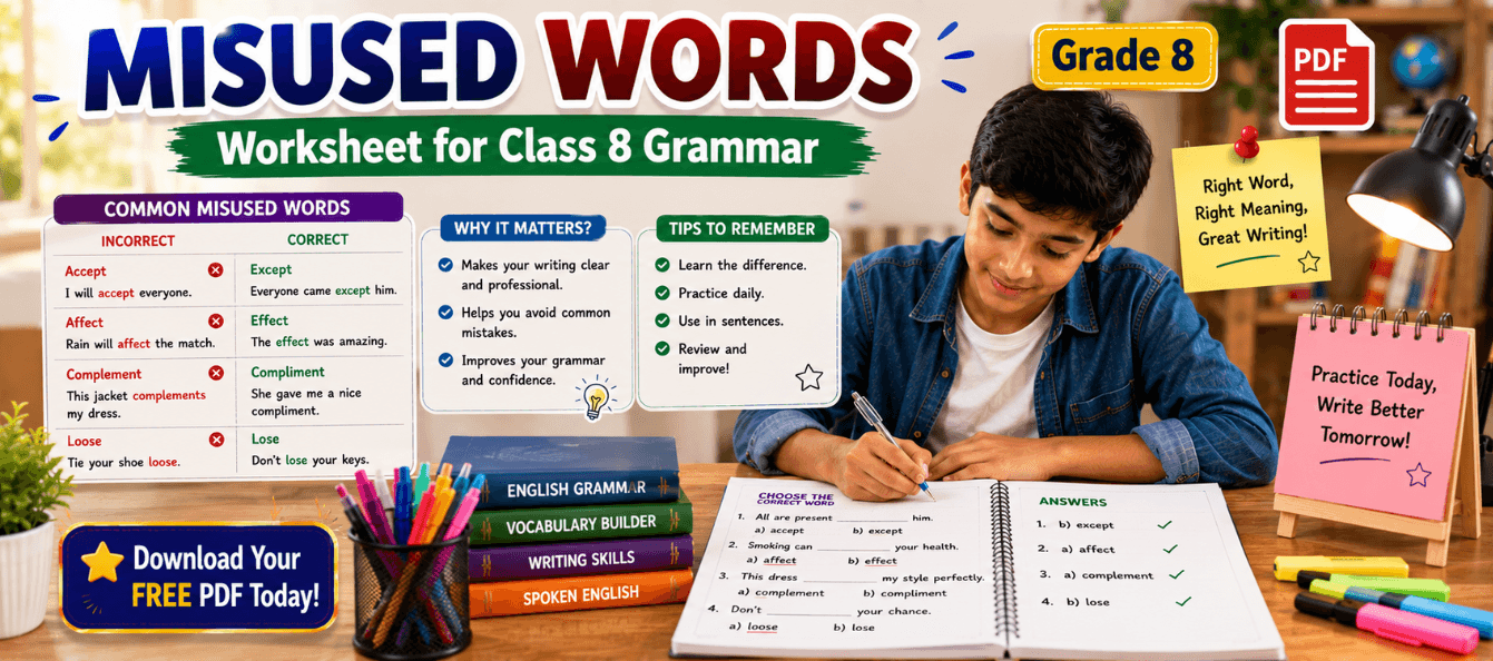 Misused Words Worksheet for Class 8 Grammar [PDF].png