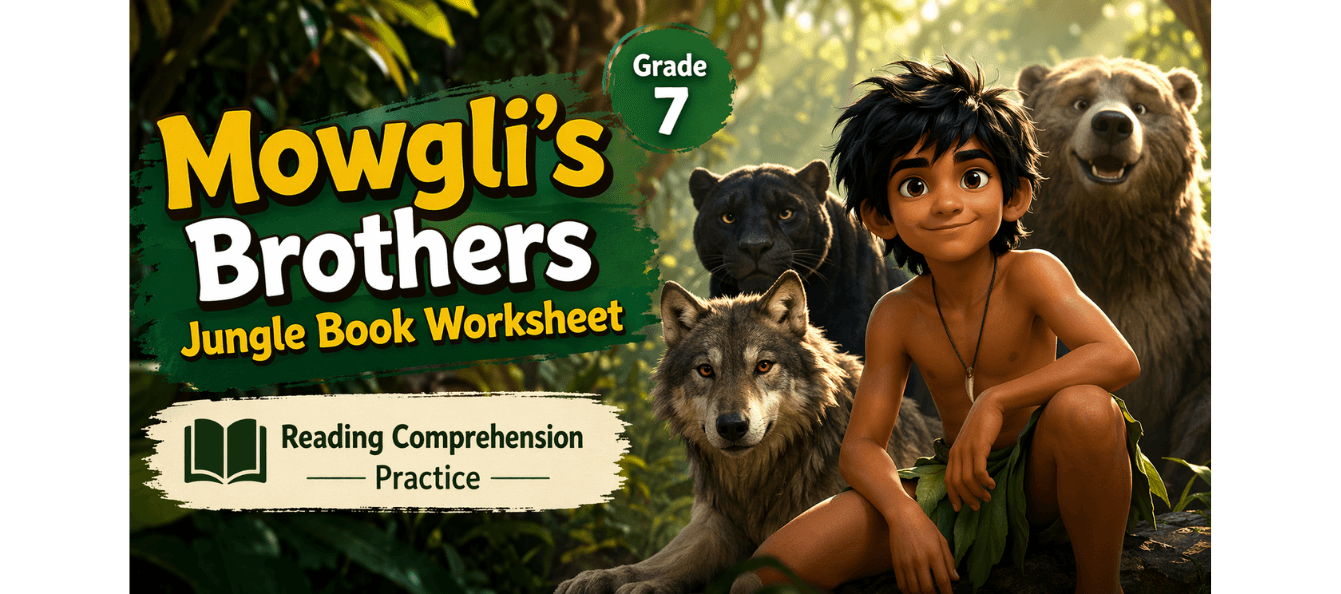Mowgli’s Brothers Jungle Book Worksheet for Grade 7 Reading.png