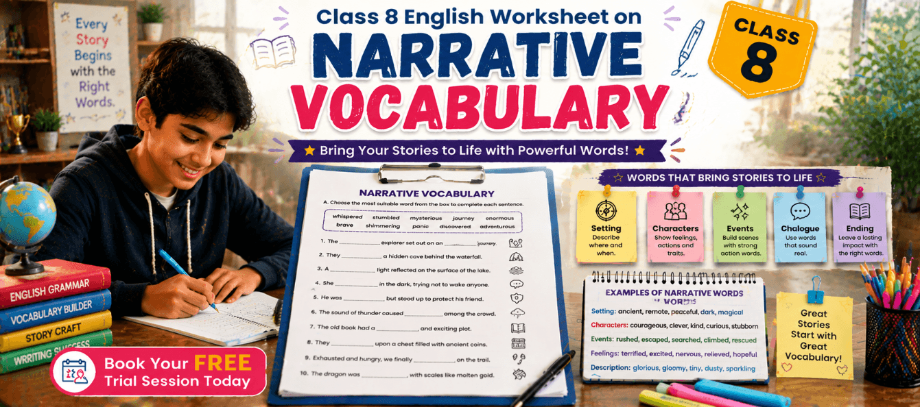 Narrative Vocabulary Practice for Class 8 Students [PDF].png