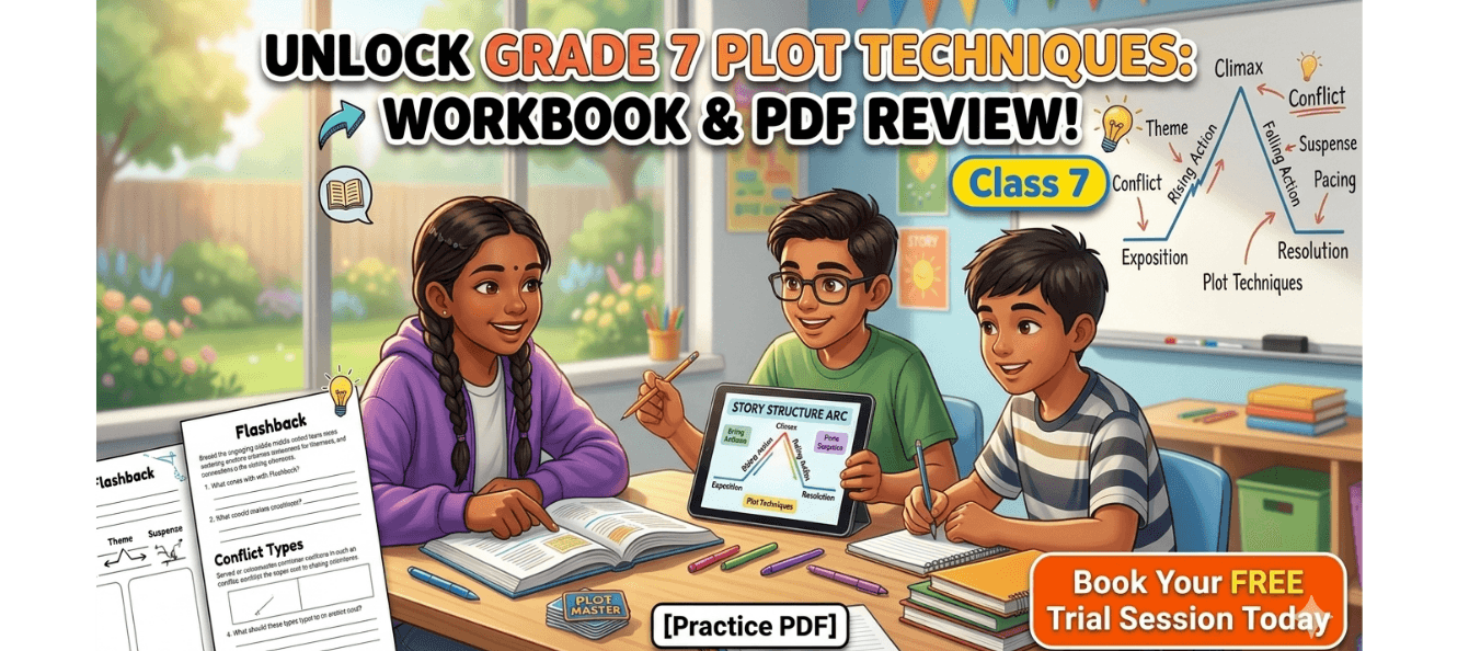 Plot Technique Review Worksheet for Class 7 [Practice PDF].png
