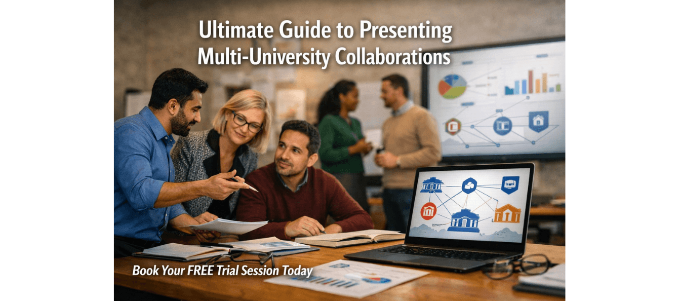 Present multi-university work to enhance collaboration and career growth..png