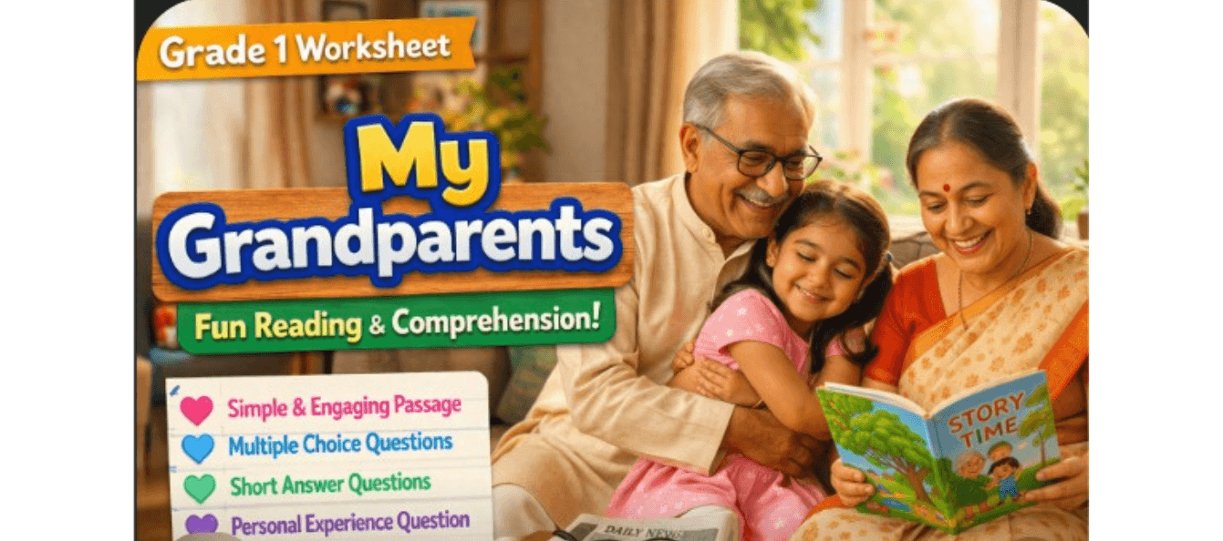 Printable Class 1 Reading Exercises Grandparents Love.png