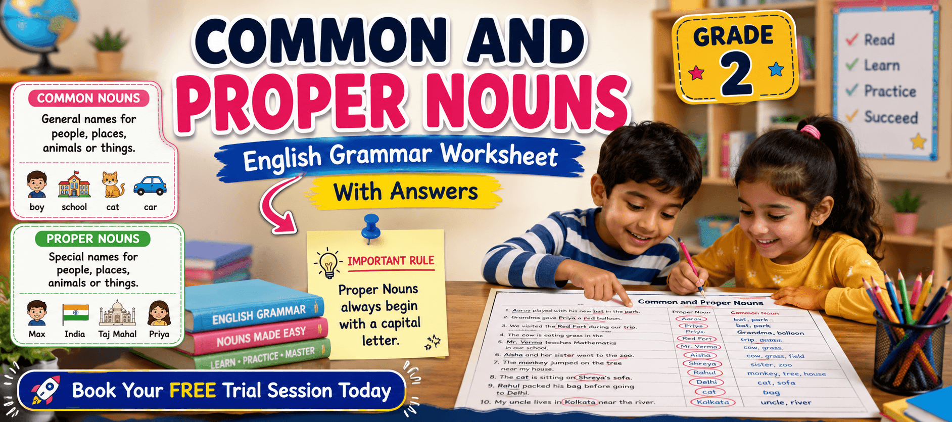 Printable Common and Proper Nouns Exercises for Grade 2.png