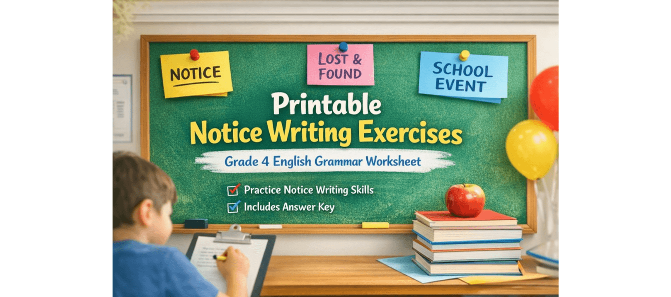 Printable Notice Writing Exercises Grade 4 for Kids with Answers.png