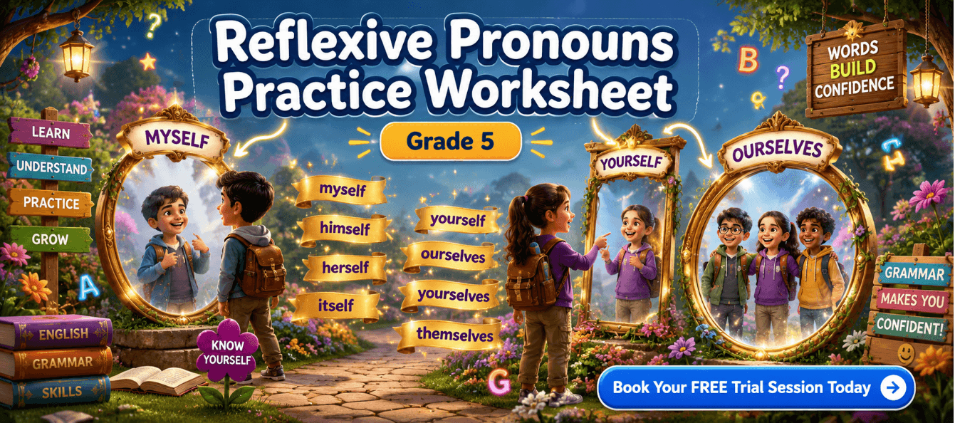 Reflexive Pronouns Practice Worksheet for Class 5 English.png