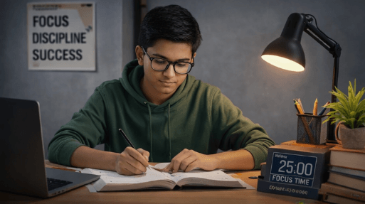 How to focus on studying for exams