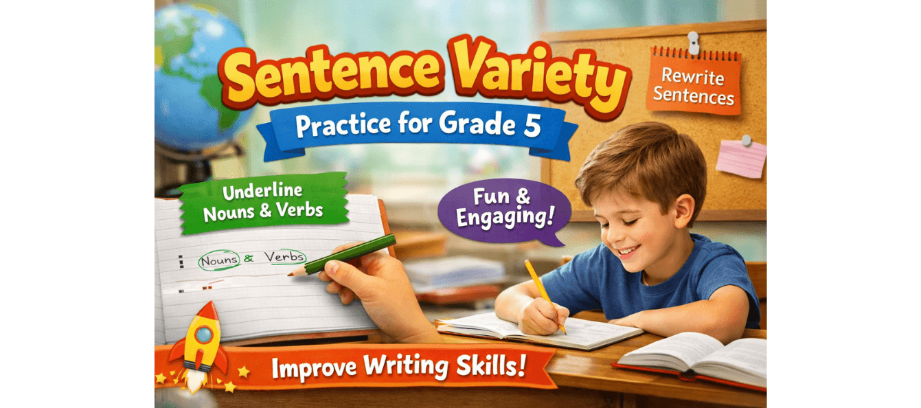 Sentence Variety Practice for Grade 5 Improve Writing Skills.png