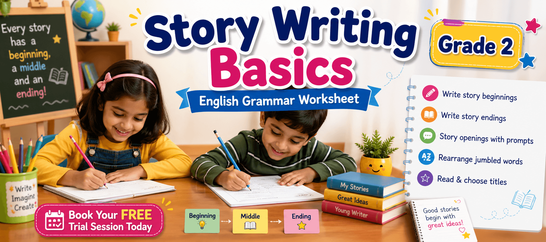 Story Writing Basics Exercises for Grade 2 Kids.png