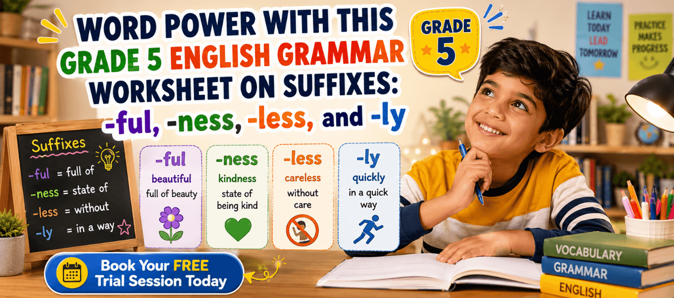 Strengthen Vocabulary with Grade 5 Suffixes Practice Exercises.png