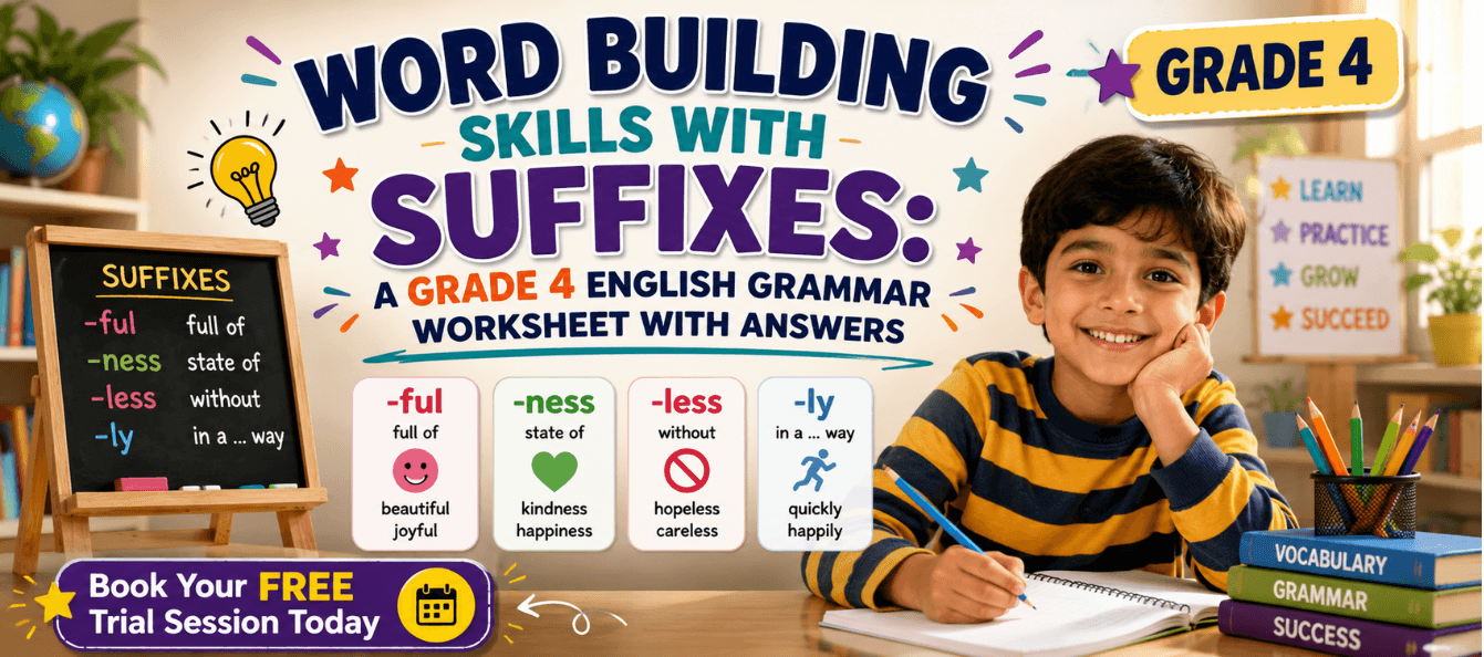 Word Building Skills with Suffixes A Grade 4 Grammar Worksheet.png