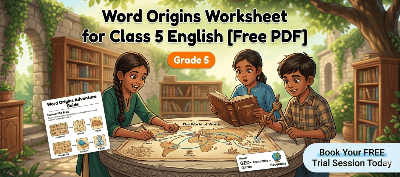 Word Origins Worksheet for Class 5 English [Free PDF].png