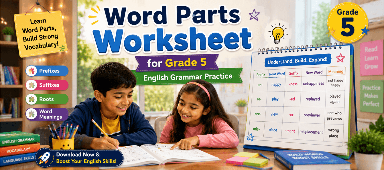 Word Parts Worksheet for Grade 5 English Grammar Practice.png